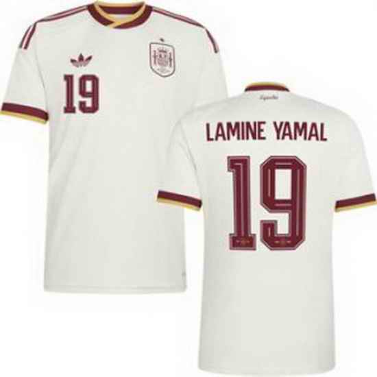 Youth 19 Spain Lamine Yamal World Cup 2026 Away Replica Jersey   1